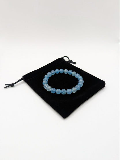 LE BRACELET THALASSA - CALCITE BLEUE AA
