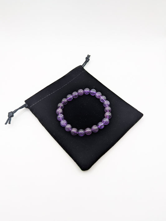 LE BRACELET HESTÍA - AMÉTHYSTE AA