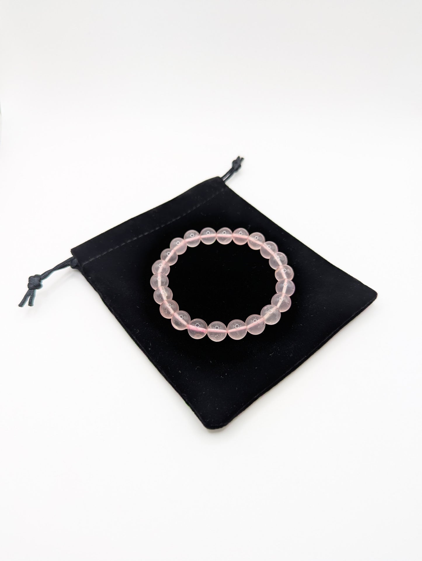LE BRACELET APHRODITE - QUARTZ ROSE AA