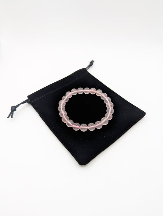 LE BRACELET APHRODITE - QUARTZ ROSE AA