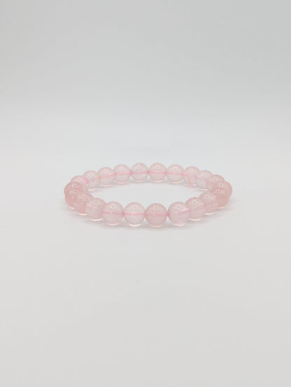 LE BRACELET APHRODITE - QUARTZ ROSE AA