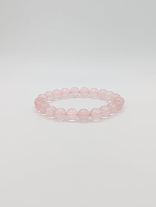 LE BRACELET APHRODITE - QUARTZ ROSE AA