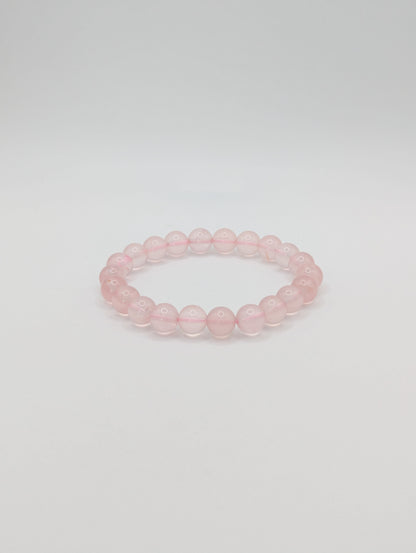 LE BRACELET APHRODITE - QUARTZ ROSE AA