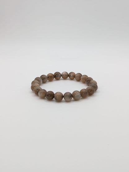 LE BRACELET SÉLÉNÉ - PIERRE DE LUNE BRUNE AA