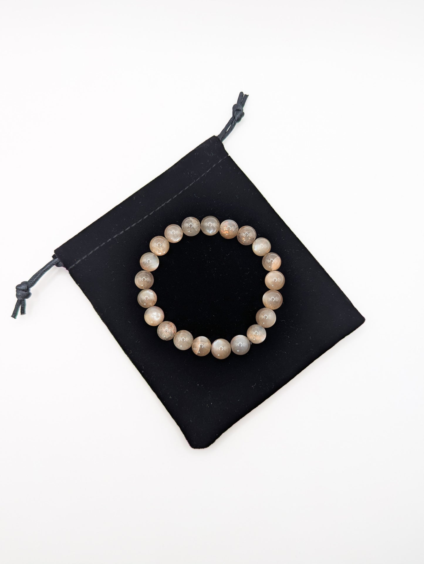 LE BRACELET SÉLÉNÉ - PIERRE DE LUNE BRUNE AA