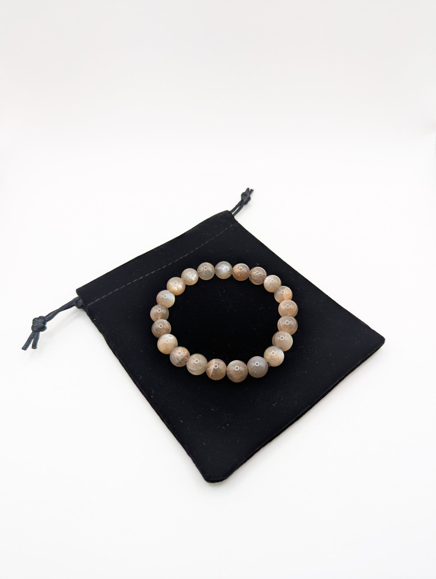 LE BRACELET SÉLÉNÉ - PIERRE DE LUNE BRUNE AA